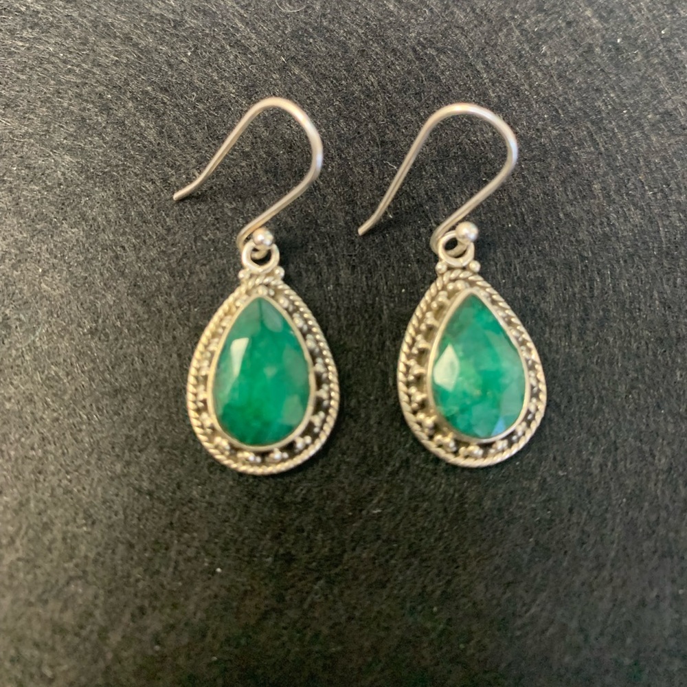 Sivalya silver earrings